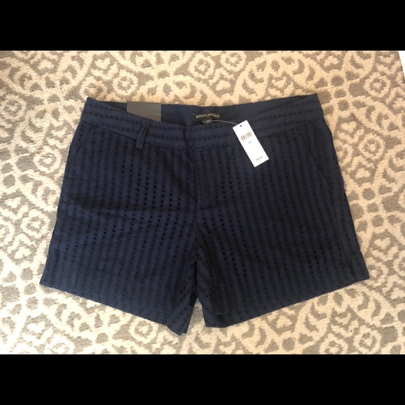 NWT Banana Republic Navy Shorts - Picture 5 of 5